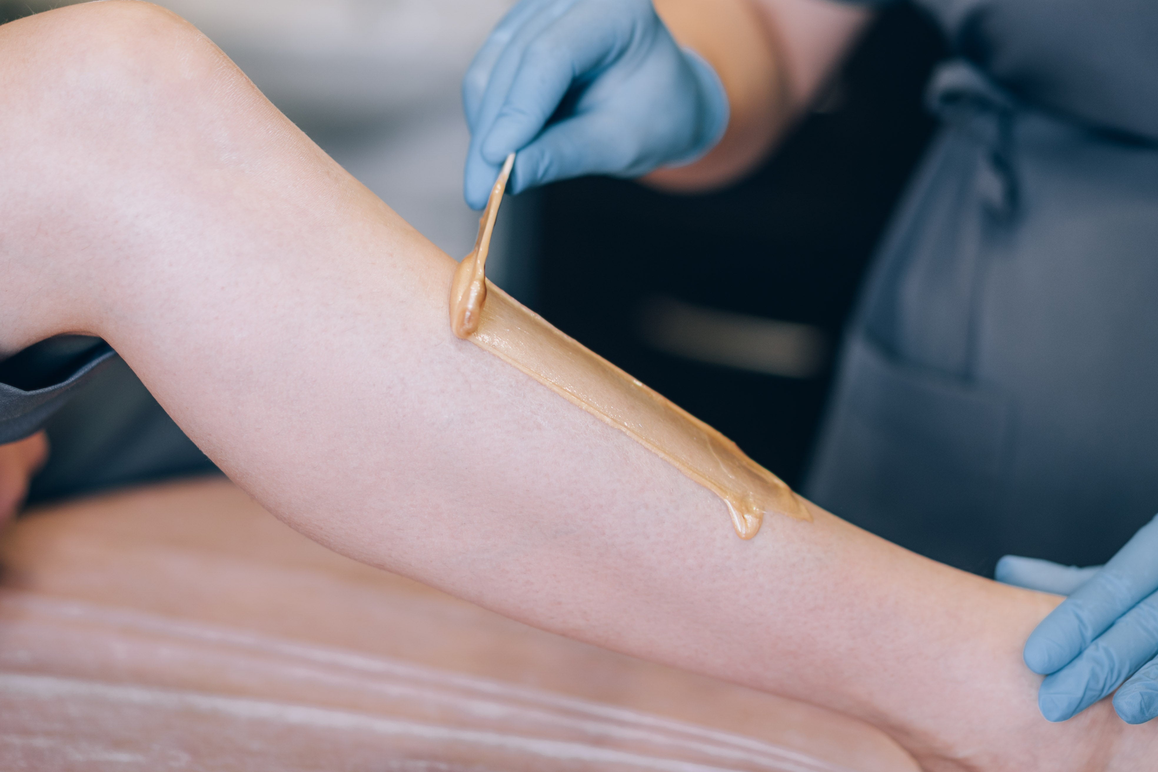 Couples waxing