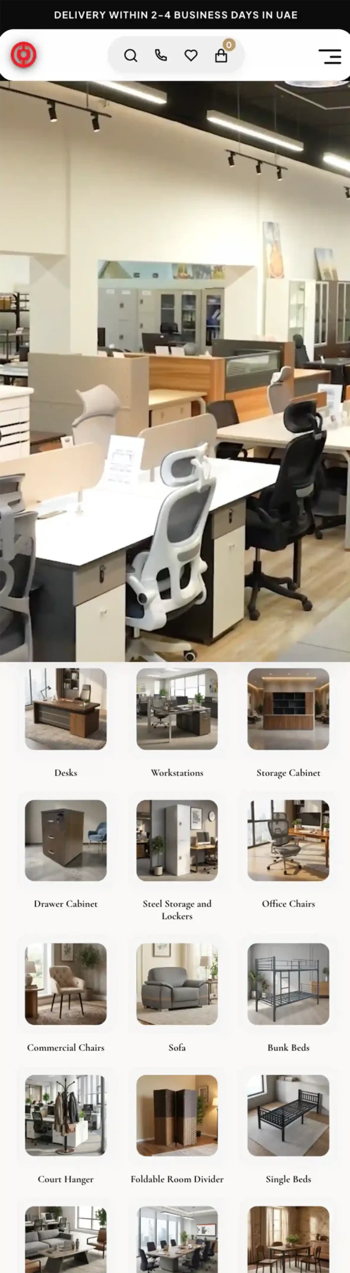 Great Wall Furniture — Mobile Preview
